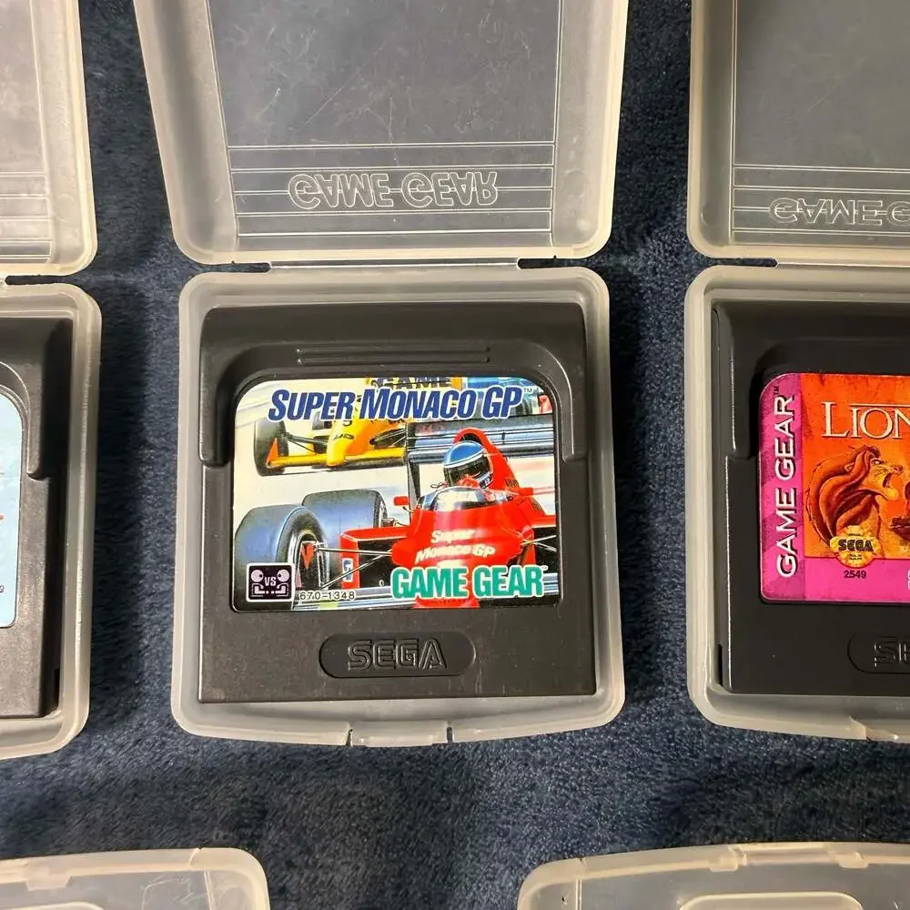 Lot of 5 Sega Game Gear Games: Sonic 2, Super Monaco GP, The Lion King, TaleSpin